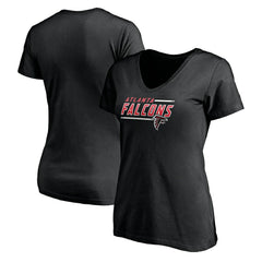 Atlanta Falcons  Women's Mascot In Bounds V-Neck T-Shirt