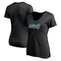 Jacksonville Jaguars  Women's Mascot In Bounds V-Neck T-Shirt