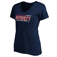 New England Patriots  Women's Mascot In Bounds V-Neck T-Shirt