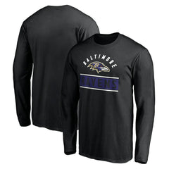 Baltimore Ravens  Team Arch Knockout Long Sleeve T-Shirt