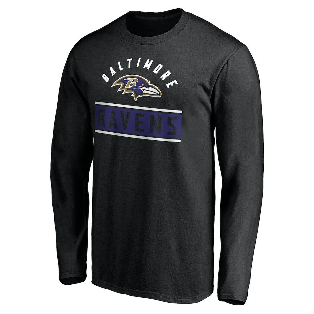 Baltimore Ravens  Team Arch Knockout Long Sleeve T-Shirt