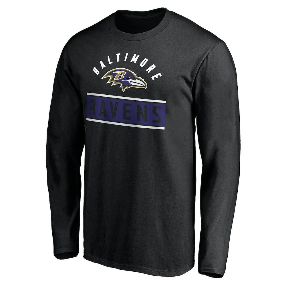 Baltimore Ravens  Team Arch Knockout Long Sleeve T-Shirt