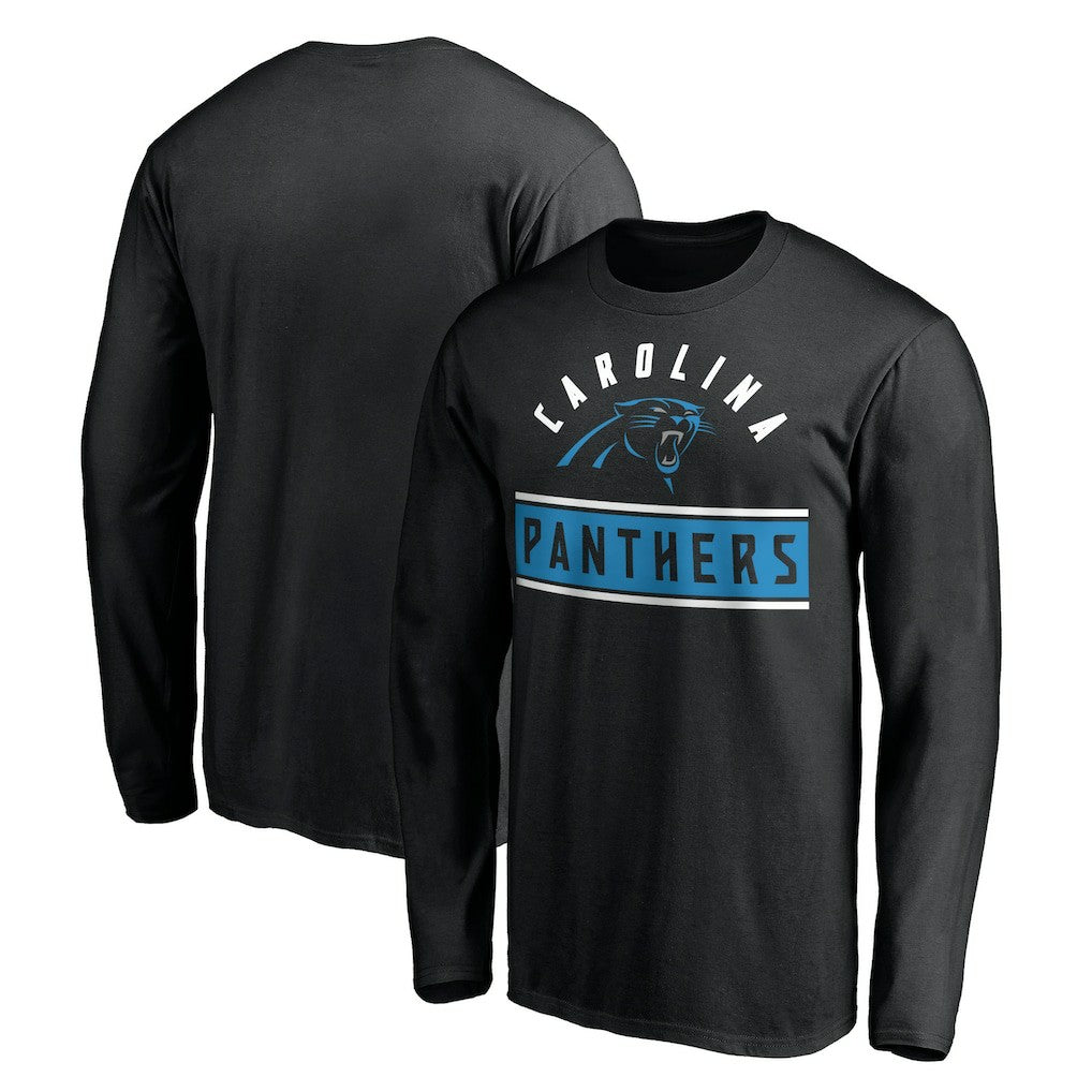Carolina Panthers  Team Arch Knockout Long Sleeve T-Shirt