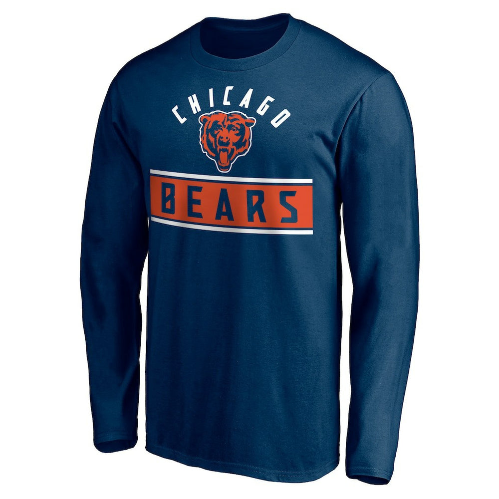 Chicago Bears  Team Arch Knockout Long Sleeve T-Shirt