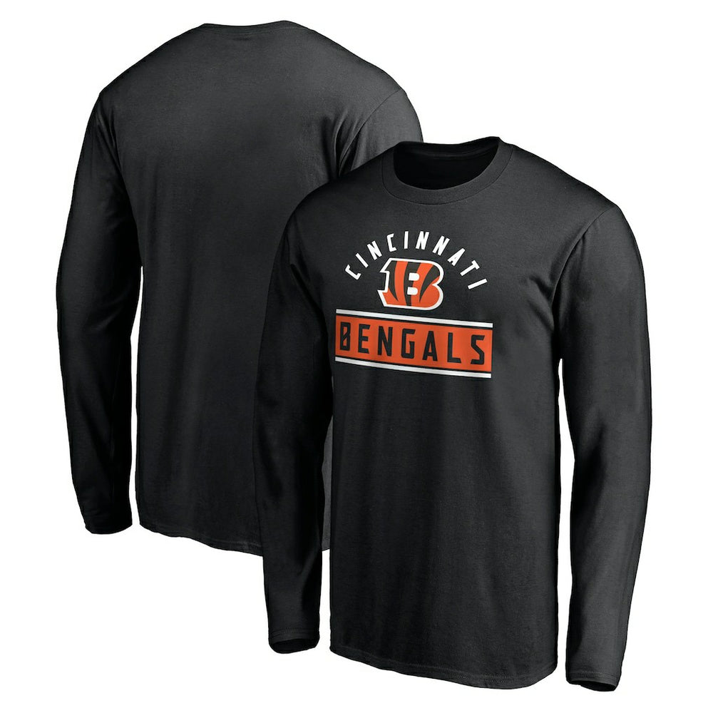 Cincinnati Bengals  Team Arch Knockout Long Sleeve T-Shirt