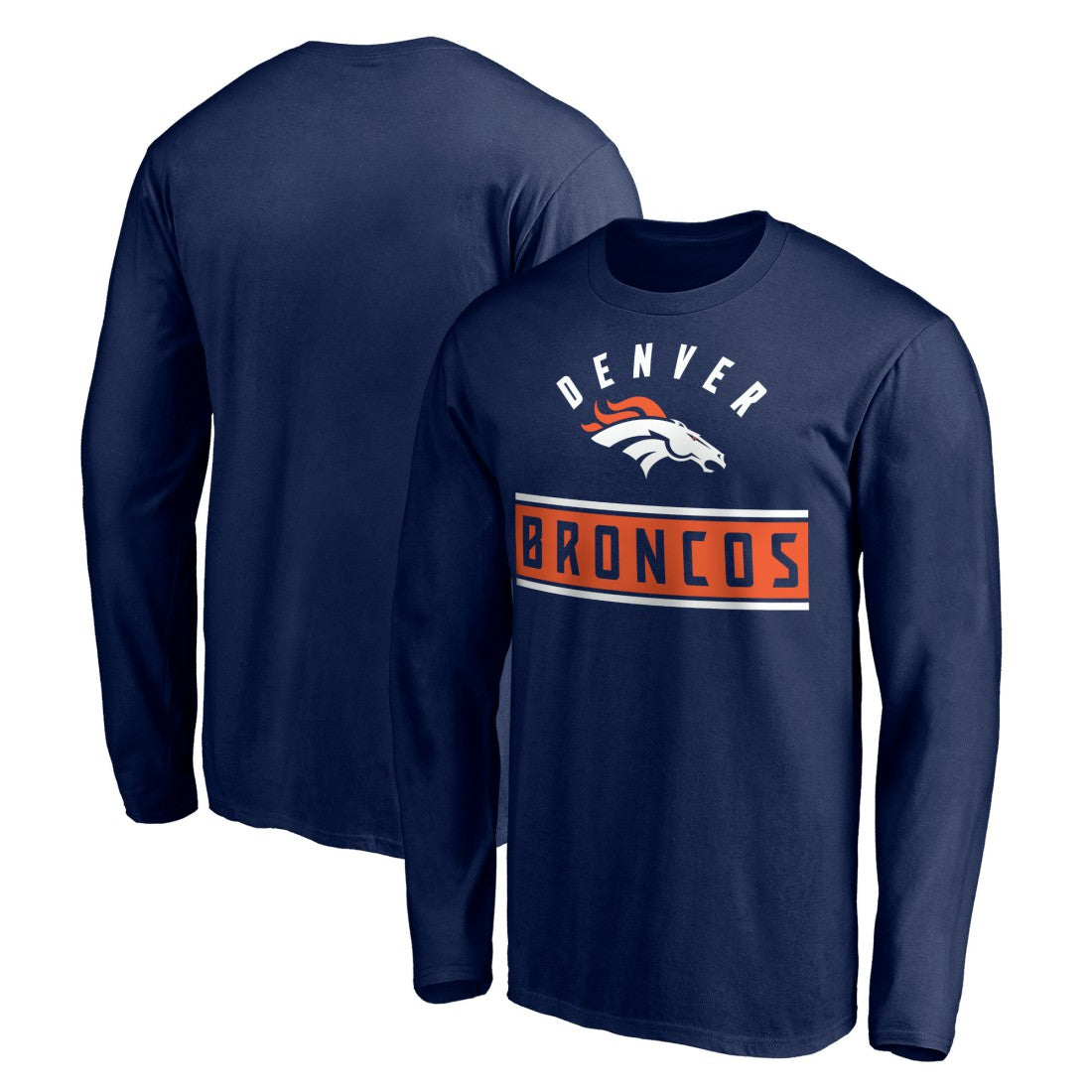 Denver Broncos  Team Arch Knockout Long Sleeve T-Shirt