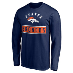 Denver Broncos  Team Arch Knockout Long Sleeve T-Shirt