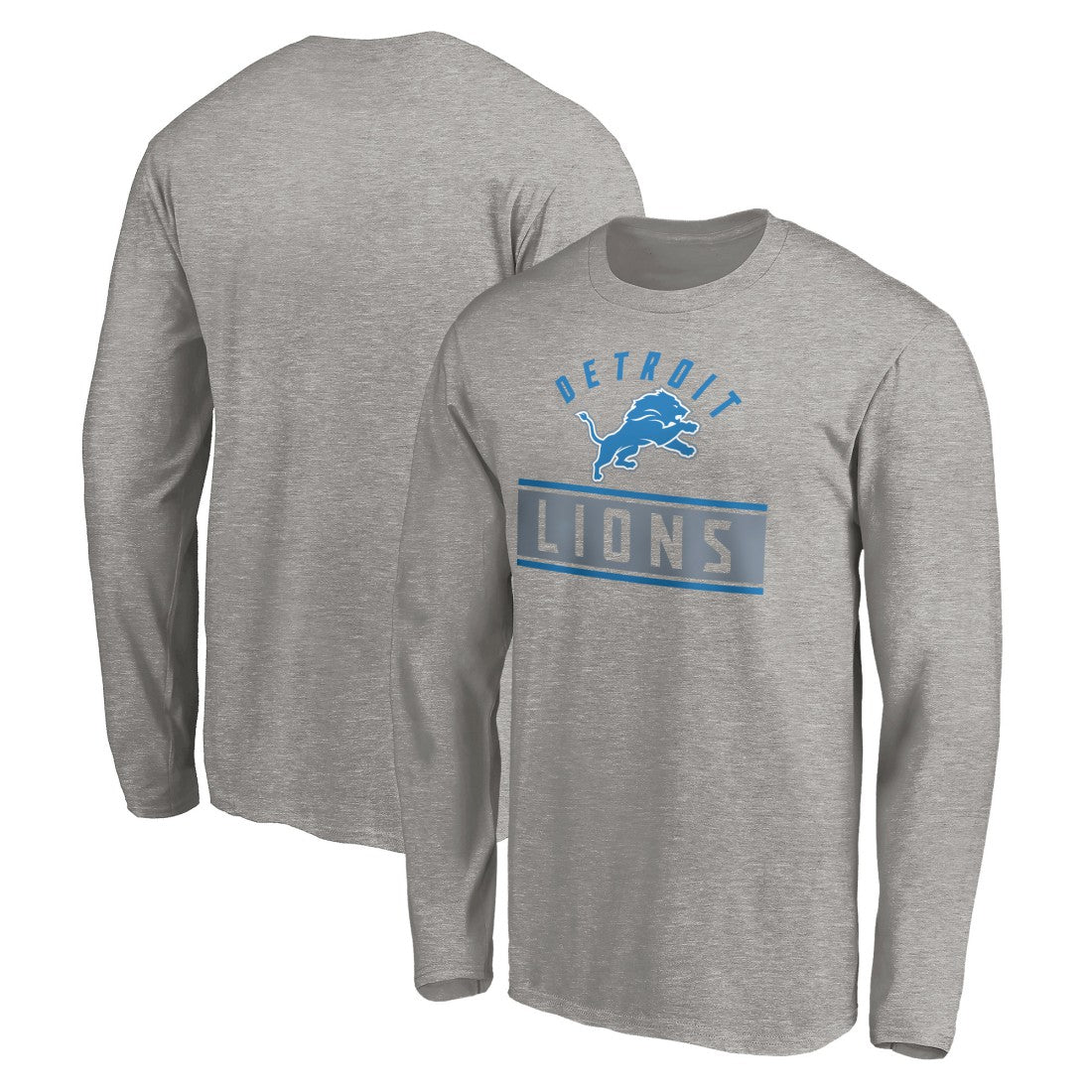 Detroit Lions  Team Arch Knockout Long Sleeve T-Shirt