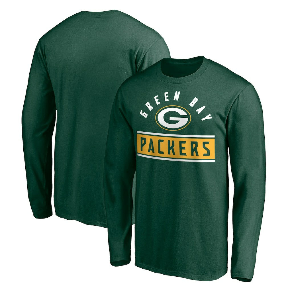 Green Bay Packers  Team Arch Knockout Long Sleeve T-Shirt