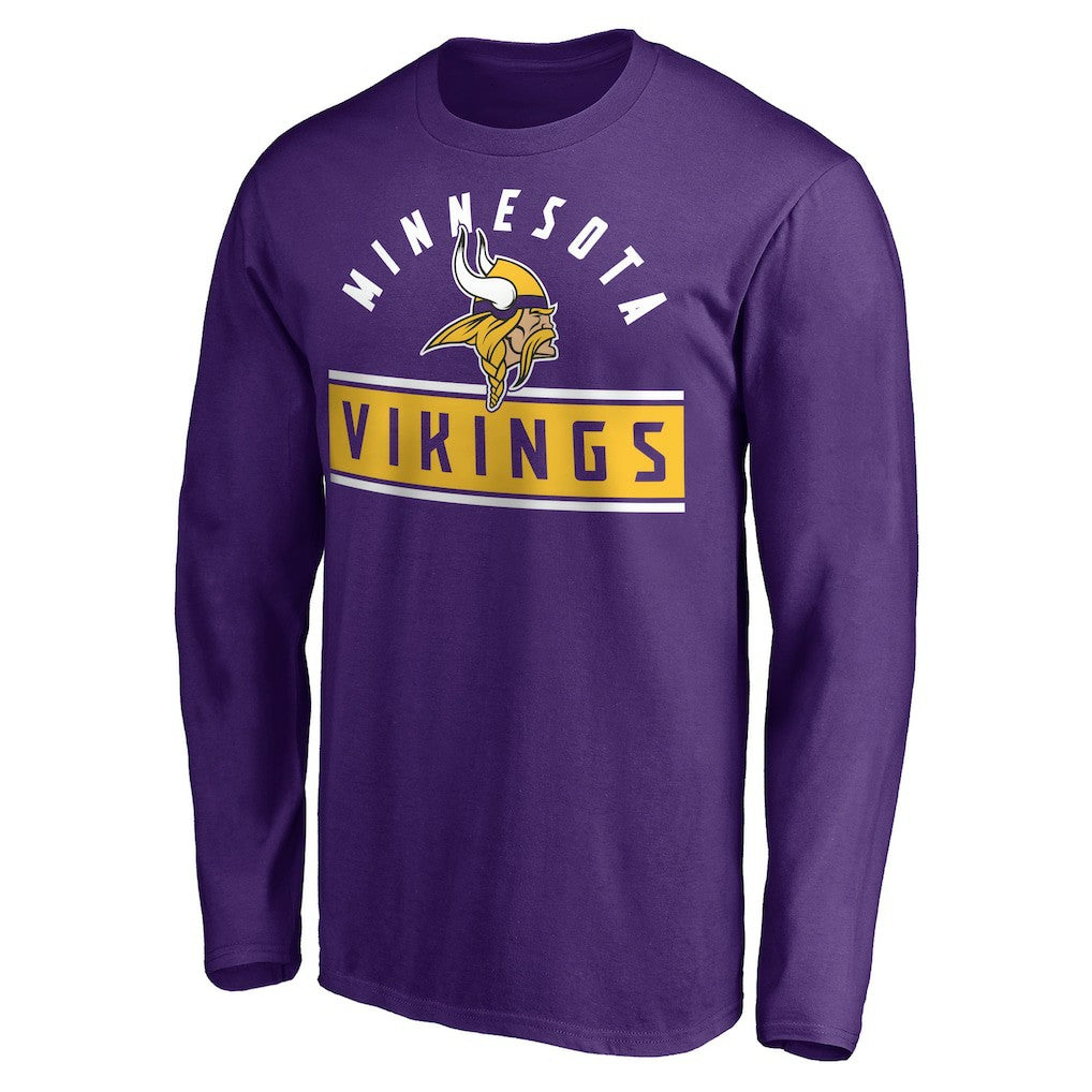 Minnesota Vikings  Team Arch Knockout Long Sleeve T-Shirt