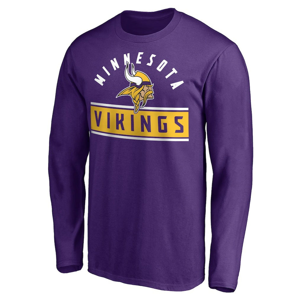 Minnesota Vikings  Team Arch Knockout Long Sleeve T-Shirt