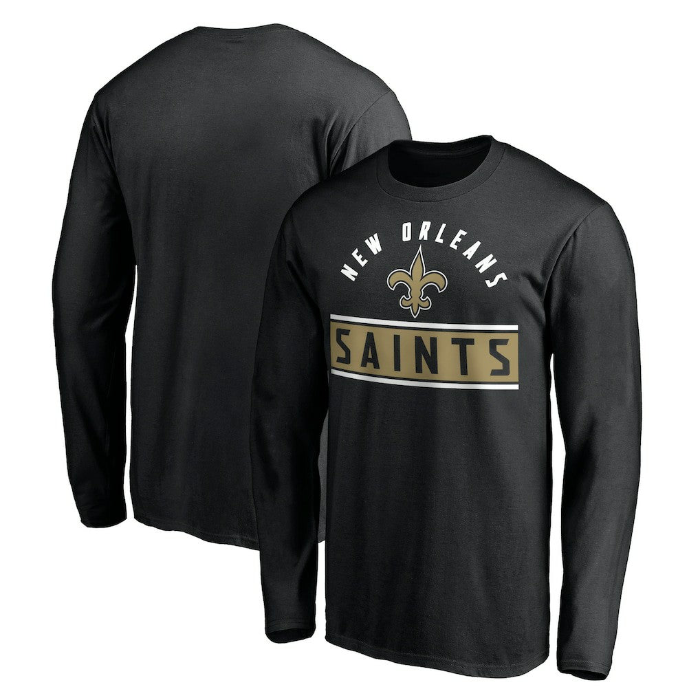 New Orleans Saints  Team Arch Knockout Long Sleeve T-Shirt
