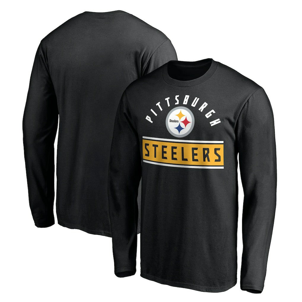 Pittsburgh Steelers  Team Arch Knockout Long Sleeve T-Shirt