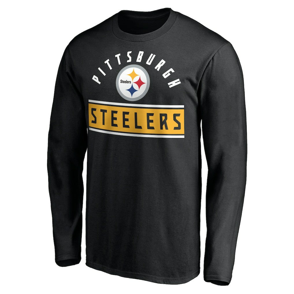 Pittsburgh Steelers  Team Arch Knockout Long Sleeve T-Shirt