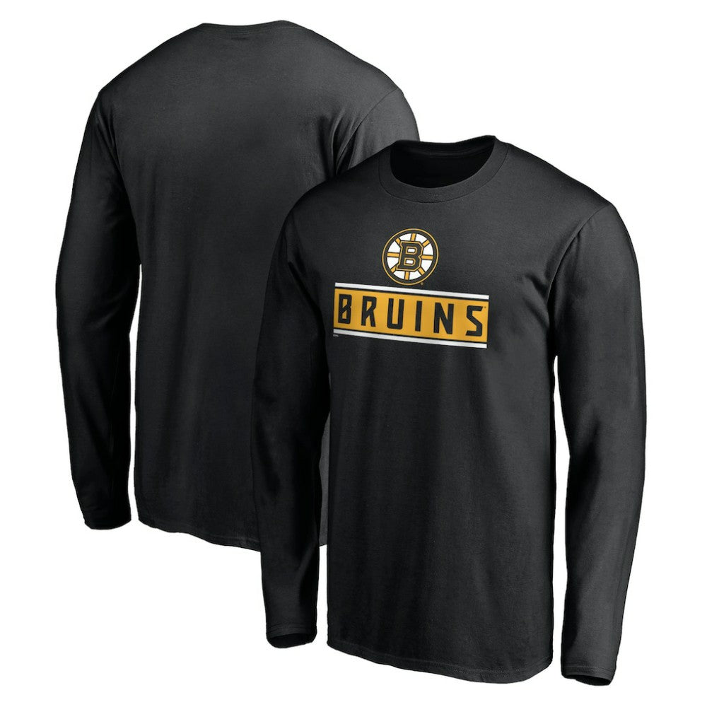 Boston Bruins Team Arch Knockout Long Sleeve T-Shirt Sale