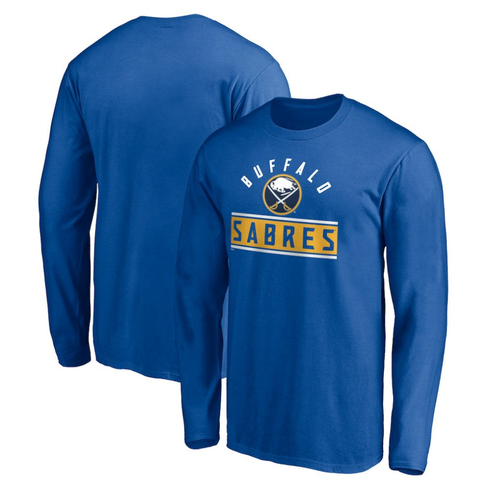 Buffalo Sabres Team Arch Knockout Long Sleeve T-Shirt For Sale
