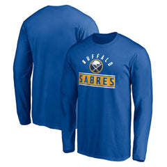 Buffalo Sabres Team Arch Knockout Long Sleeve T-Shirt For Sale