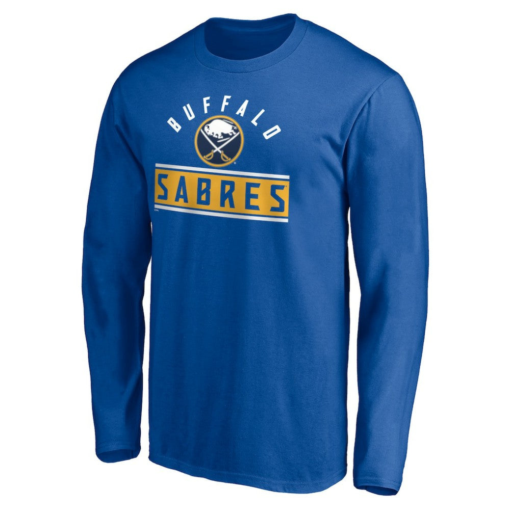 Buffalo Sabres Team Arch Knockout Long Sleeve T-Shirt For Sale