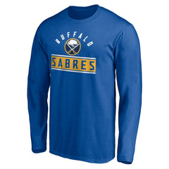 Buffalo Sabres Team Arch Knockout Long Sleeve T-Shirt For Sale