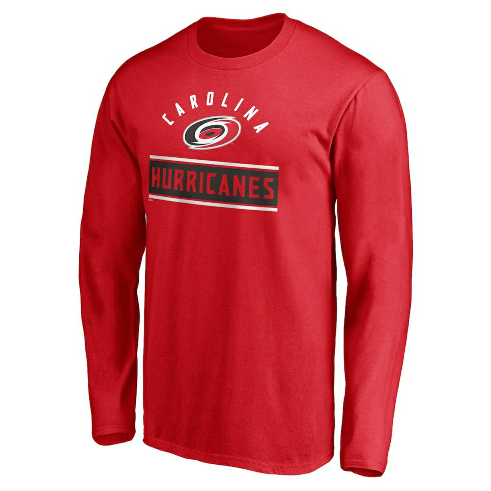 Carolina Hurricanes Team Arch Knockout Long Sleeve T-Shirt Sale