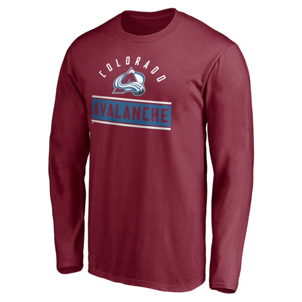 Colorado Avalanche Team Arch Knockout Long Sleeve T-Shirt Outlet