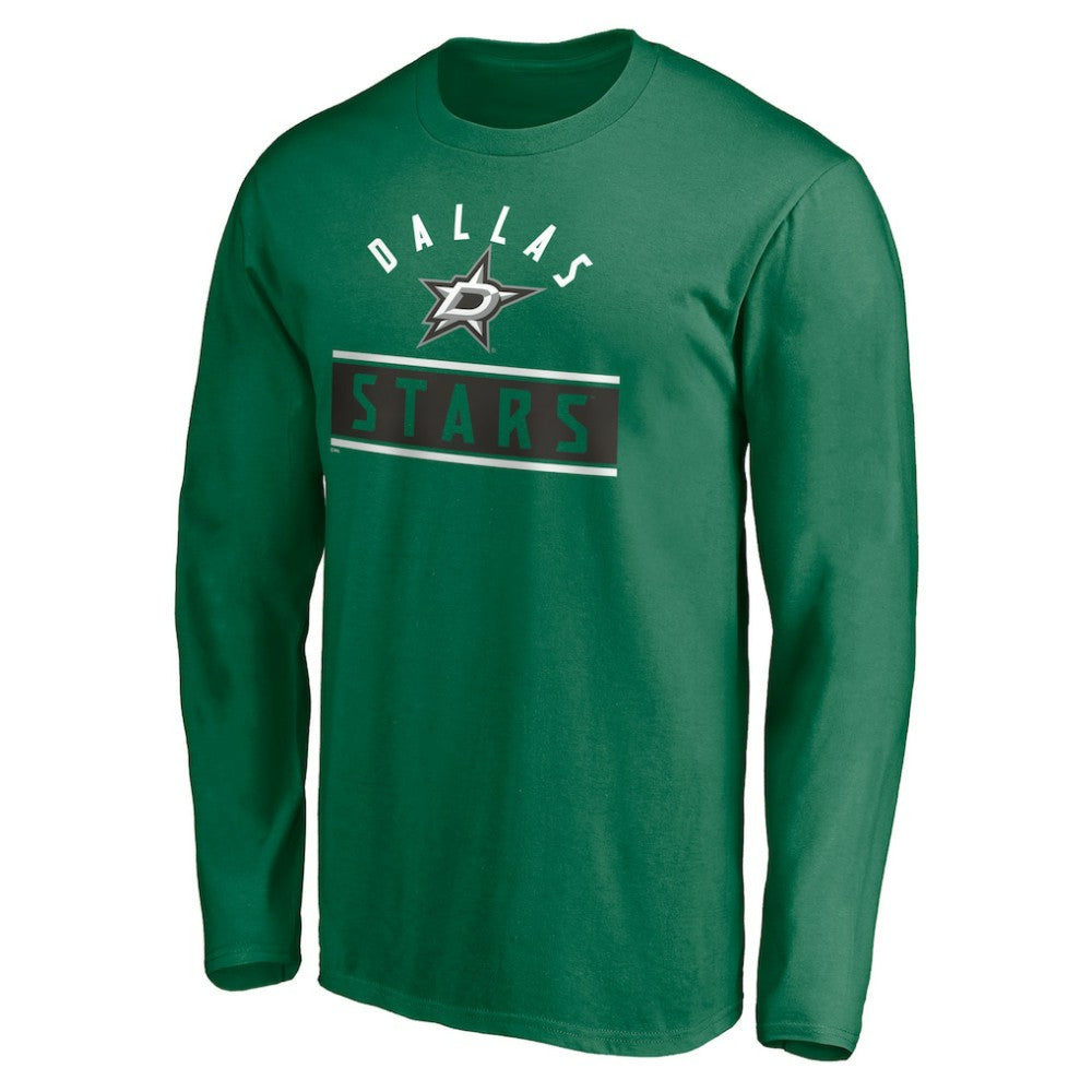 Dallas Stars Team Arch Knockout Long Sleeve T-Shirt On Sale