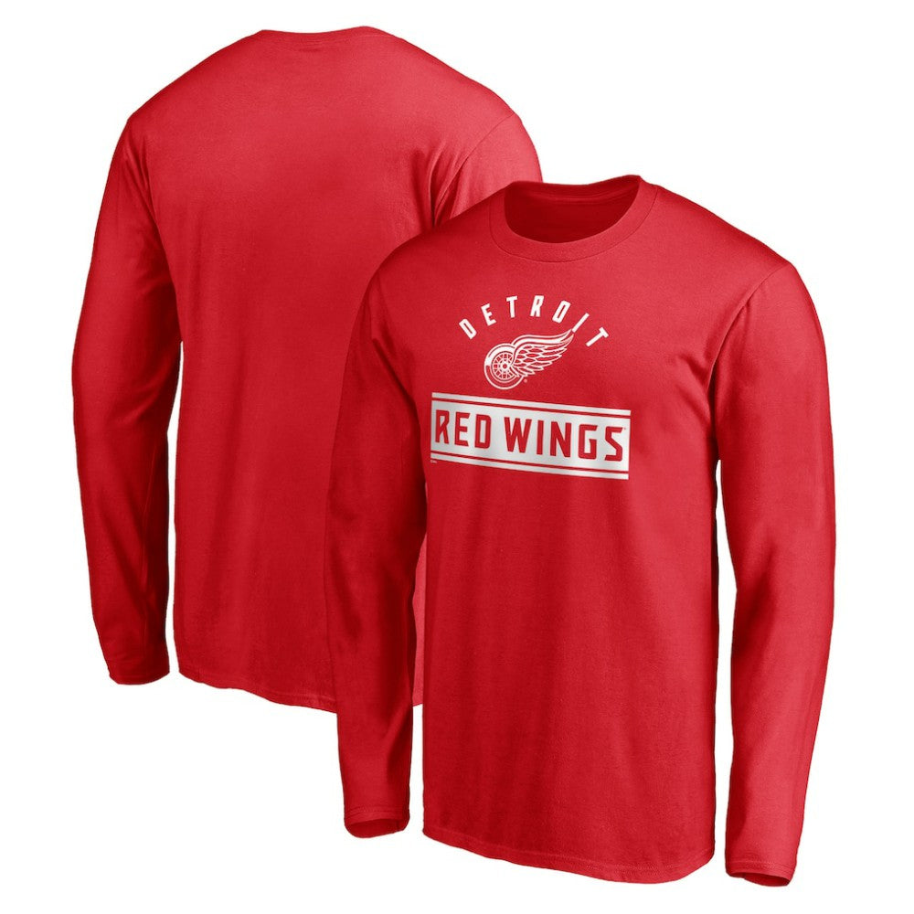 Detroit Red Wings Team Arch Knockout Long Sleeve T-Shirt Sale