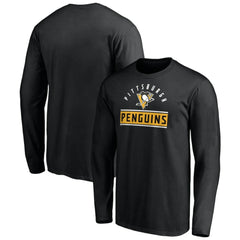 Pittsburgh Penguins Team Arch Knockout Long Sleeve T-Shirt Outlet