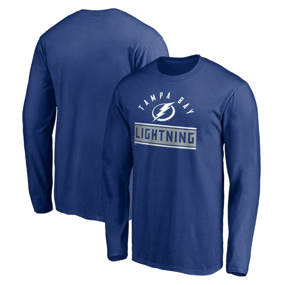 Tampa Bay Lightning Team Arch Knockout Long Sleeve T-Shirt Discount