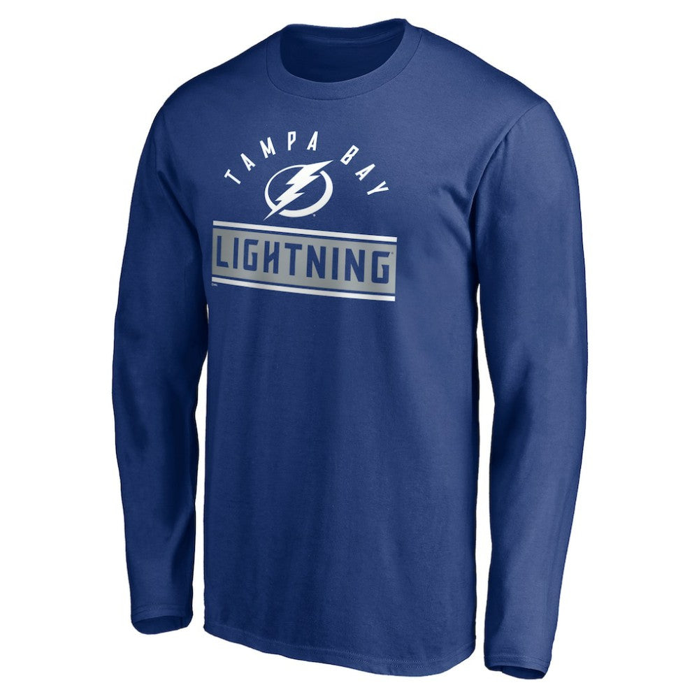 Tampa Bay Lightning Team Arch Knockout Long Sleeve T-Shirt Discount