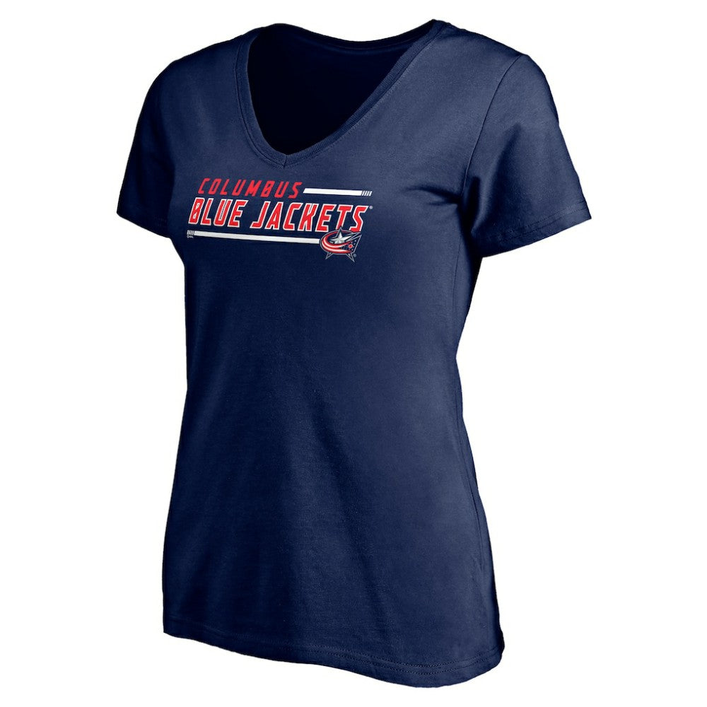 Columbus Blue Jackets Women's Mascot In Bounds V-Neck T-Shirt Online