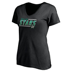 Dallas Stars Women's Mascot In Bounds V-Neck T-Shirt Outlet