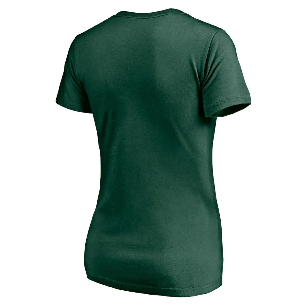 Minnesota Wild Women's Mascot In Bounds V-Neck T-Shirt For Sale