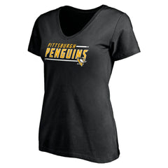 Pittsburgh Penguins Women's Mascot In Bounds V-Neck T-Shirt For Sale