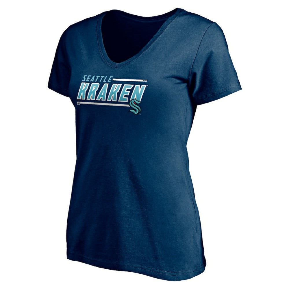 Seattle Kraken Women's Mascot In Bounds V-Neck T-Shirt Online