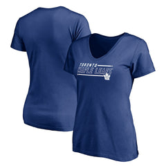 Toronto Maple Leafs Women's Mascot In Bounds V-Neck T-Shirt Sale