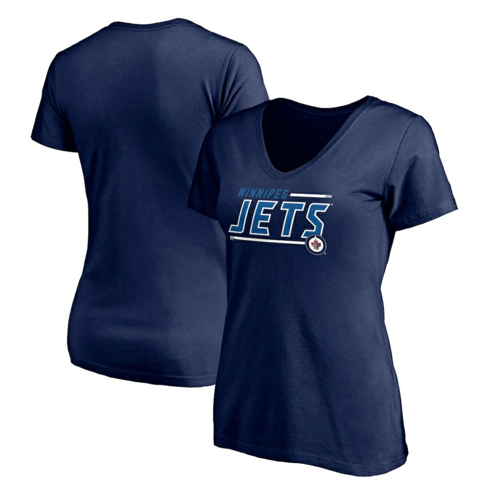 Winnipeg Jets Women's Mascot In Bounds V-Neck T-Shirt Online