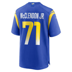 Los Angeles Rams Nike Warren McClendon Jr.  Team Game Jersey