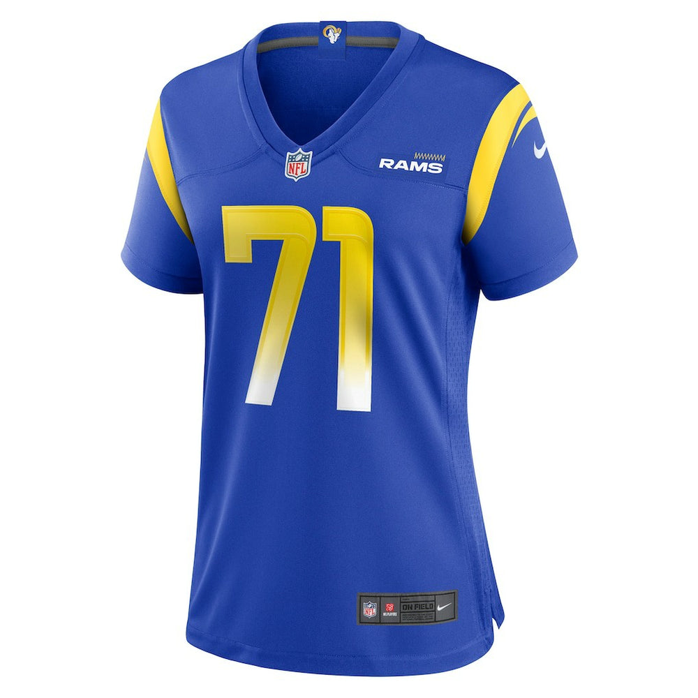 Los Angeles Rams Nike Warren McClendon Jr.  Women's Team Game Jersey