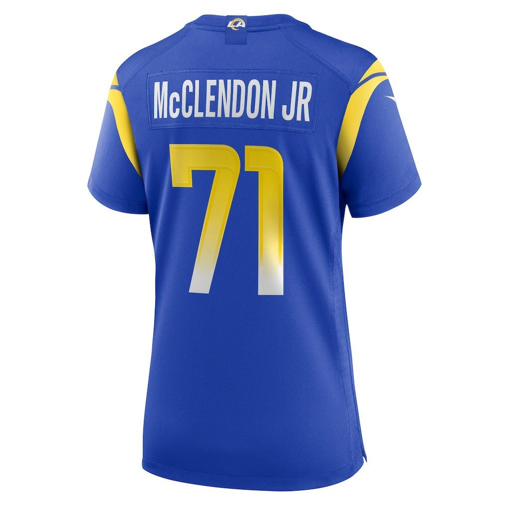 Los Angeles Rams Nike Warren McClendon Jr.  Women's Team Game Jersey