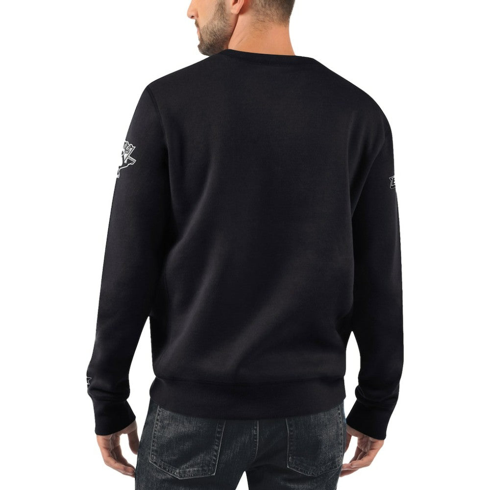 Pittsburgh Penguins Starter x NHL Black Ice Cross Check Pullover Sweatshirt Online