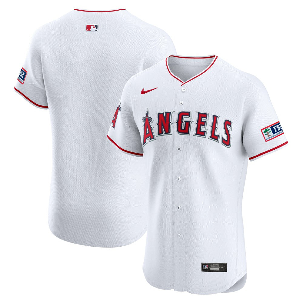 Los Angeles Angels Nike Home Elite Patch Jersey | MLB Shop