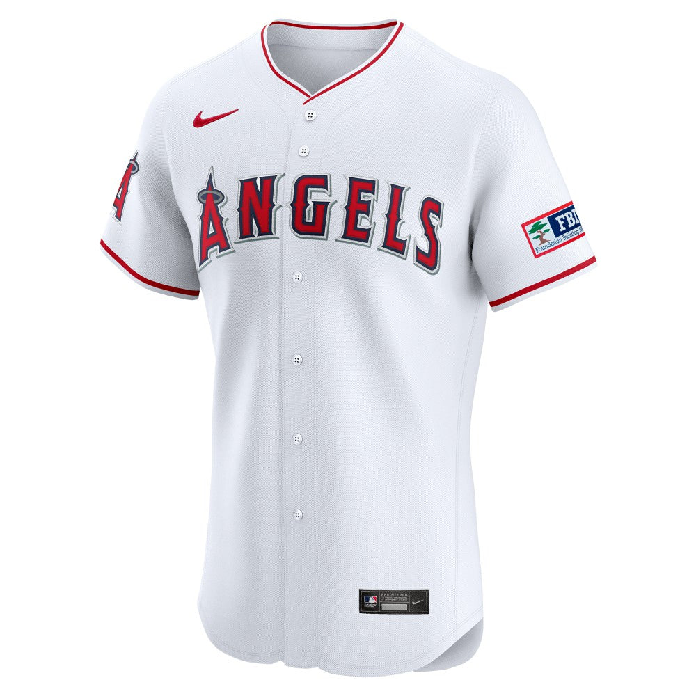 Los Angeles Angels Nike Home Elite Patch Jersey | MLB Shop