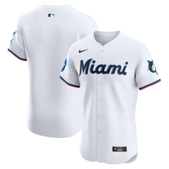 Miami Marlins Nike Home Elite Patch Jersey | MLB Discount