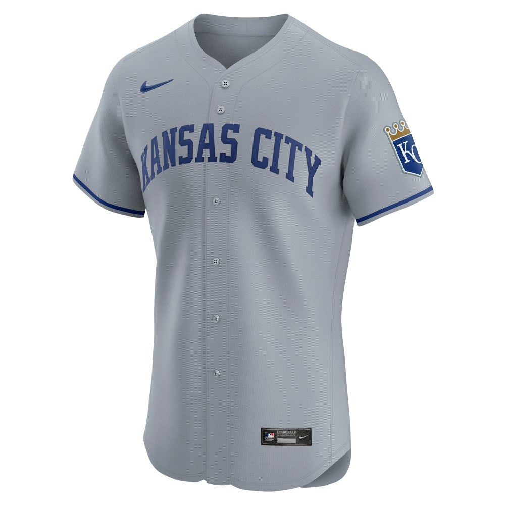 Kansas City Royals Nike Road Vapor Premier Elite Patch Jersey | MLB New