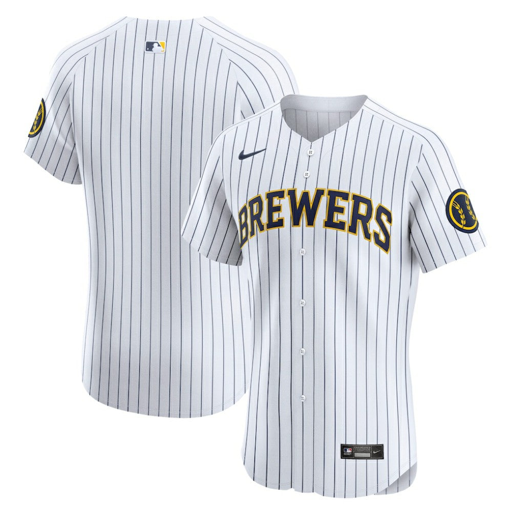 Milwaukee Brewers Nike Alternate Vapor Premier Elite Patch Jersey | MLB New