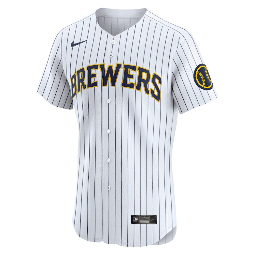 Milwaukee Brewers Nike Alternate Vapor Premier Elite Patch Jersey | MLB New