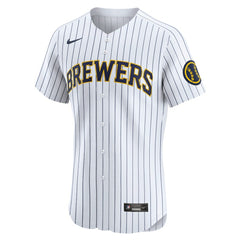 Milwaukee Brewers Nike Alternate Vapor Premier Elite Patch Jersey | MLB New