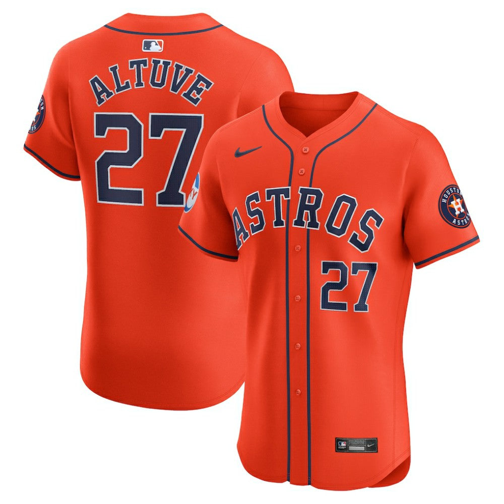 Jose Altuve Houston Astros Nike Alternate Elite Sponsor Patch Player Jersey | MLB Discount