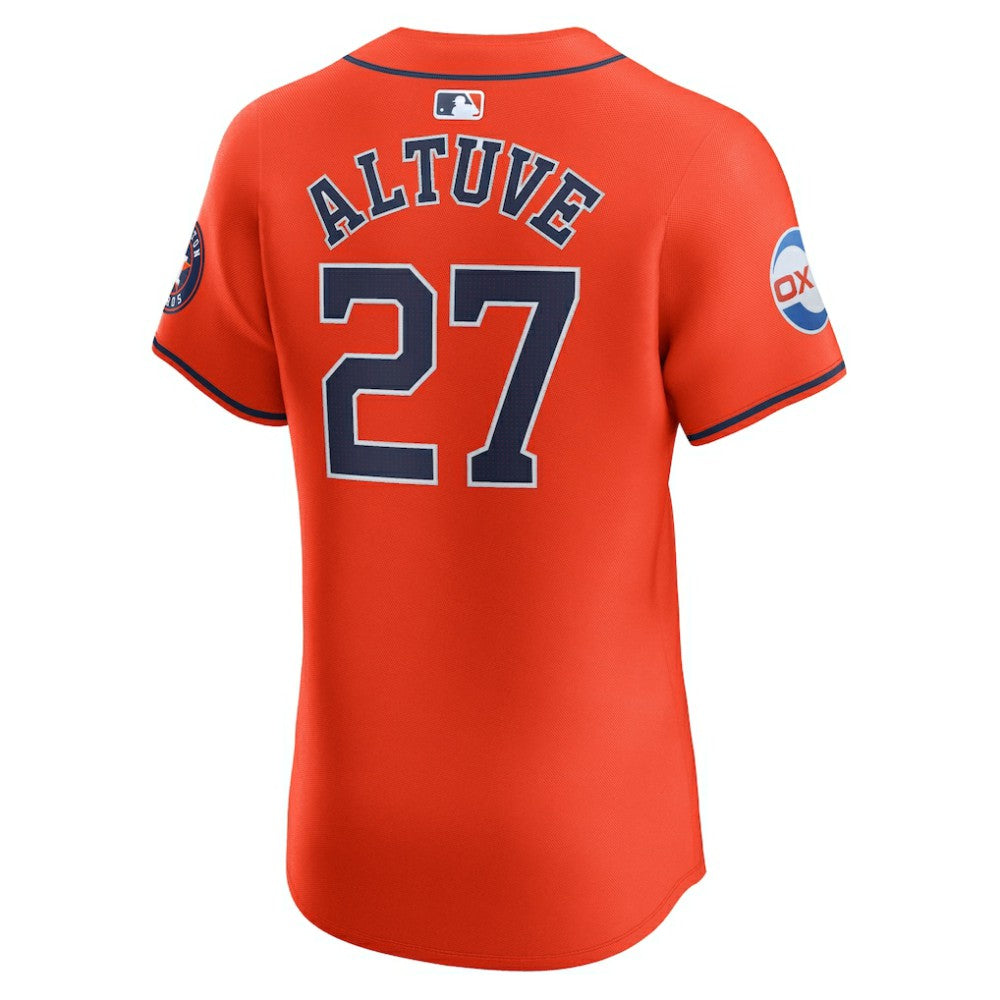 Jose Altuve Houston Astros Nike Alternate Elite Sponsor Patch Player Jersey | MLB Discount